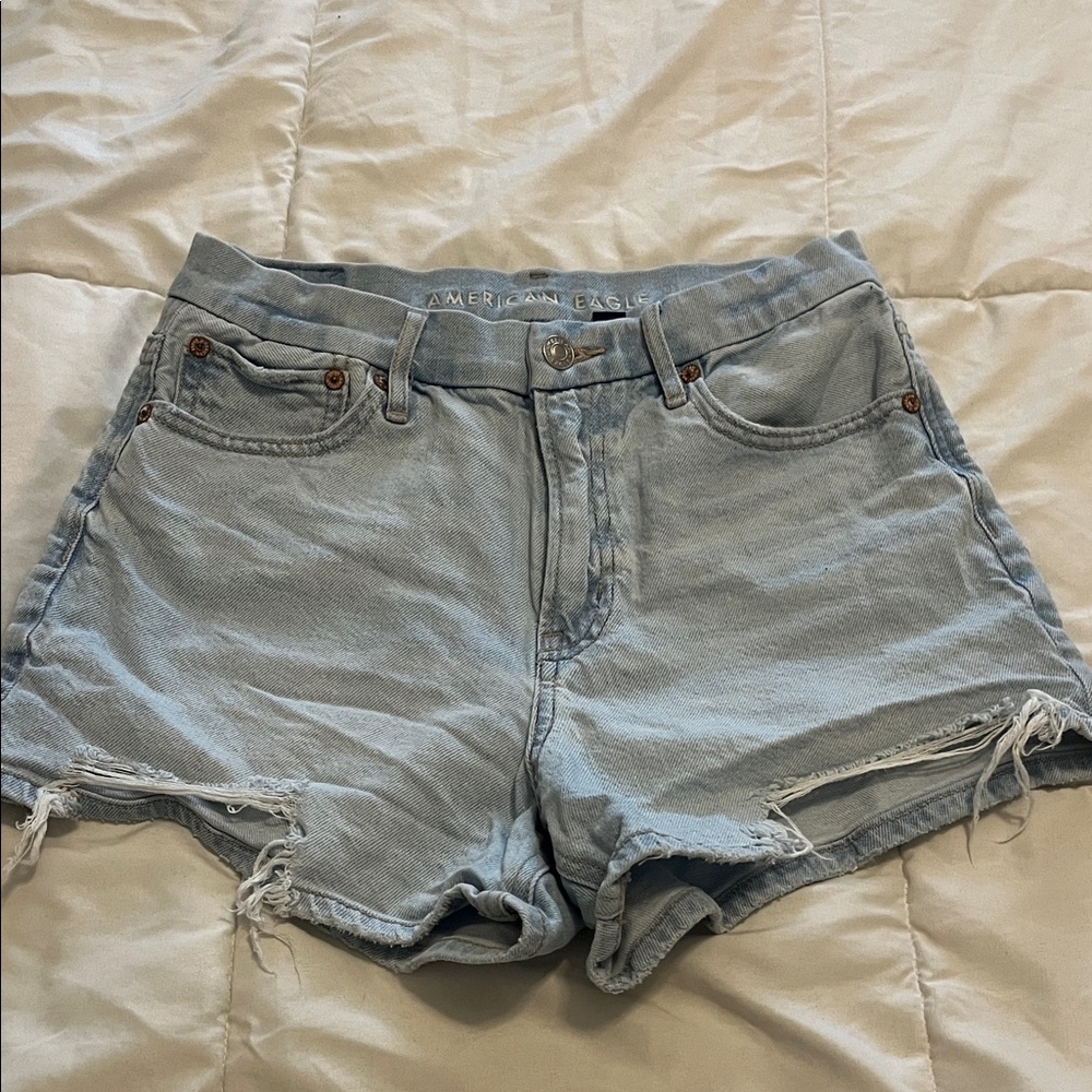 American Eagle Outfitters Light Wash Jean Shorts